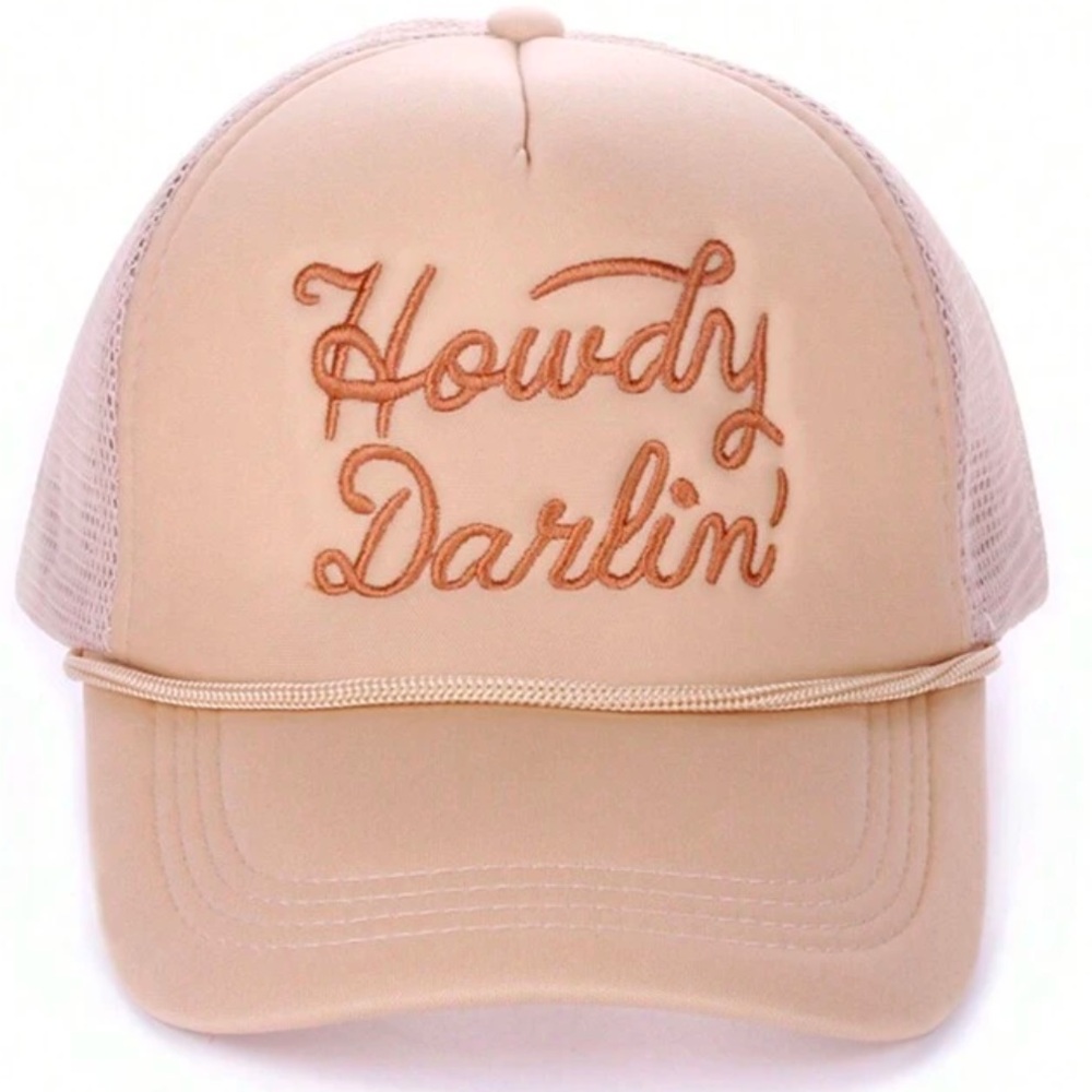 The Coconut Collective Howdy Darlin Trucker Hat NWT!